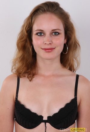 Czech Casting  picture collection featuring Kristyna unveiling hot form